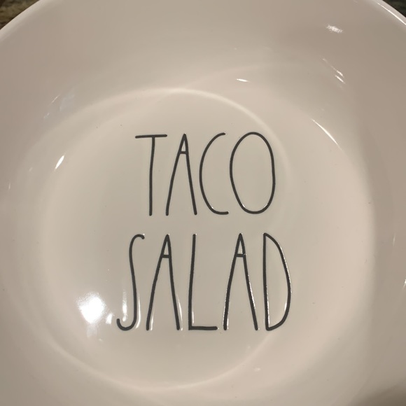 NWT Rae Dunn bundle TACO SALAD bowls, CILANTRO ONION side dishes - Picture 4 of 5